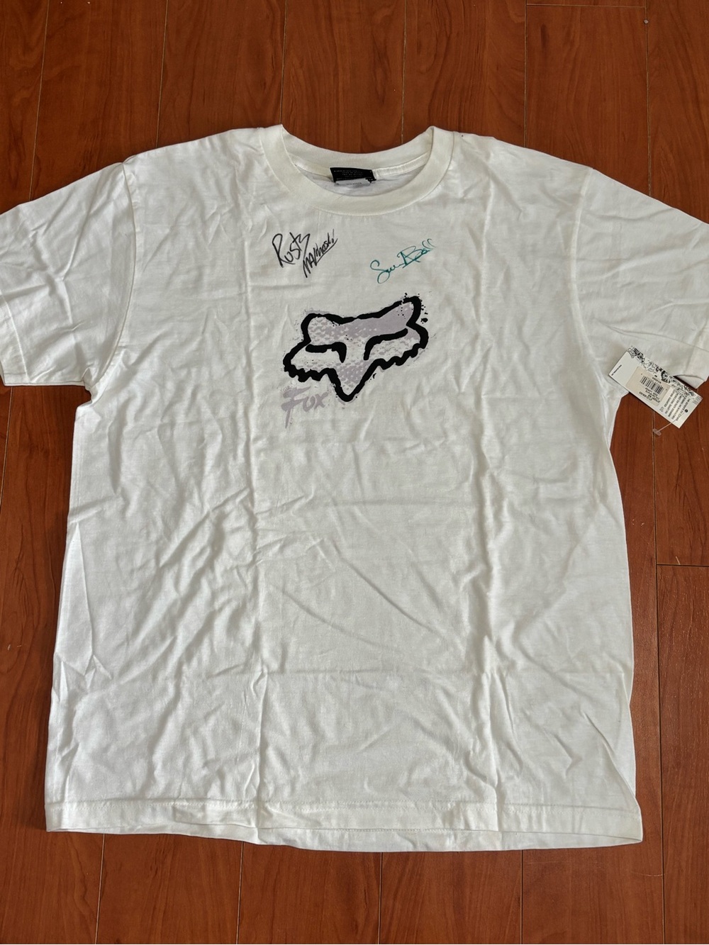 Fox Racing Tshirt Large NWT DEADSTOCK Sean Borkenhagen and Rusty Malinoski